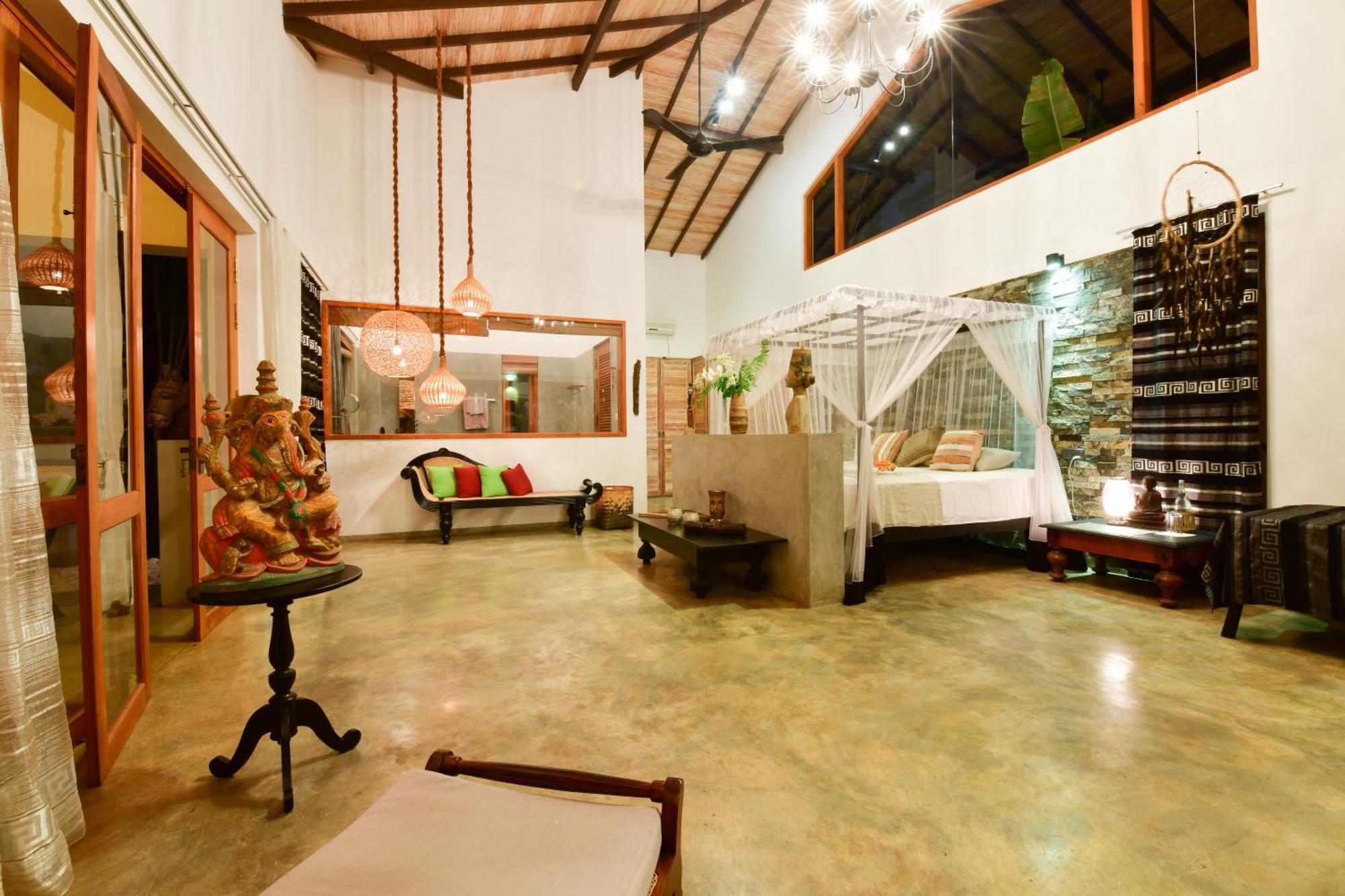 Tropical House - Jungleside Villa Hikkaduwa Phòng bức ảnh